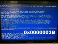 Ошибка 0х0000003в Windows 7 как исправить?